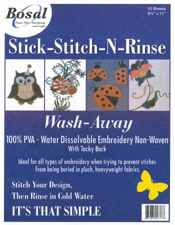Stick/Stitch/Rinse