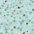 Winter Bird on Branches