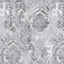 Light Grey Damask Digital Wideback